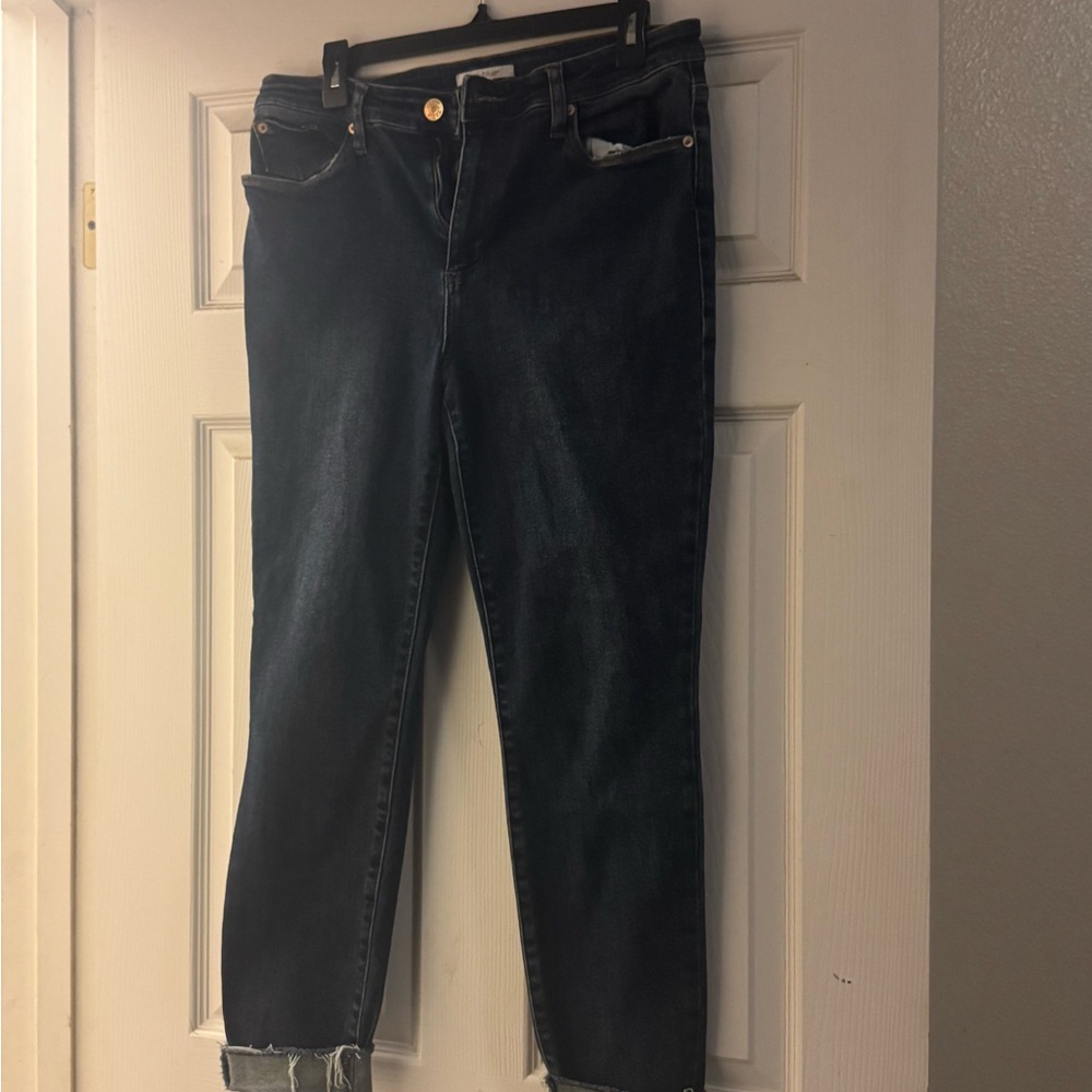 STS Blue Women's Dark Wash Cropped Jeans